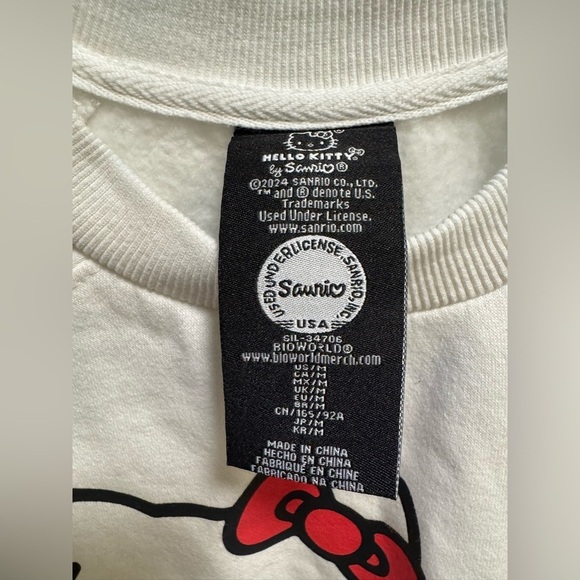 Women’s Hello Kitty Crewneck Sweatshirt - Picture 3 of 3